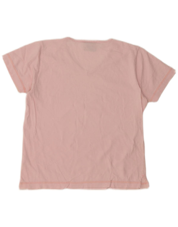 Camiseta feminina com estampa CHAMPION UK 10 pequena rosa