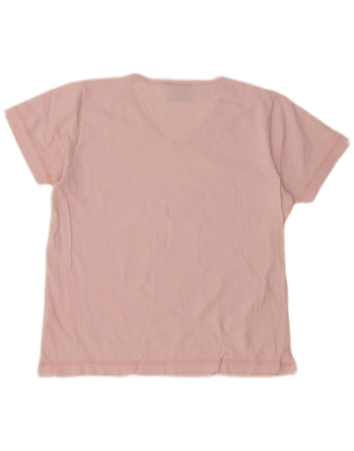 Camiseta feminina com estampa CHAMPION UK 10 pequena rosa