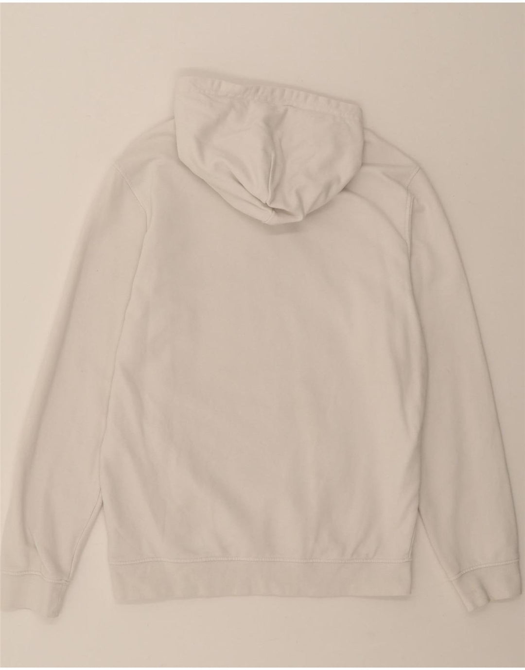 CHAMPION Mens Graphic Hoodie Jumper Medium White Cotton Vintage Champion and Second-Hand Champion from Messina Hembry 