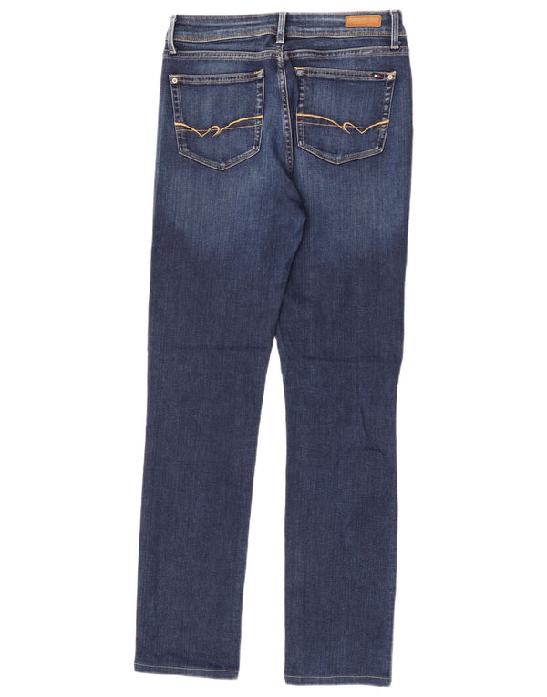 Jeans feminino Tommy Hilfiger Paris Classic Fit Straight W28 L30 Azul Algodão