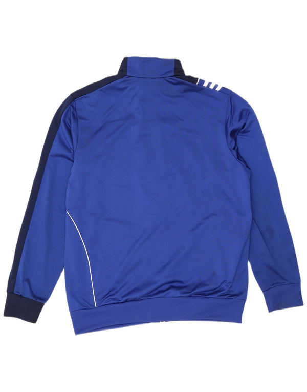 Adidas Mens Tracksuit Top Jacket UK 42/44 Grande Azul Colorblock Poliéster