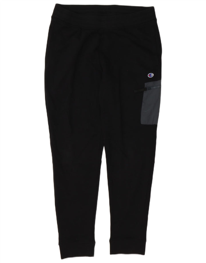 Calça esportiva masculina Champion Cargo Joggers médio algodão preto
