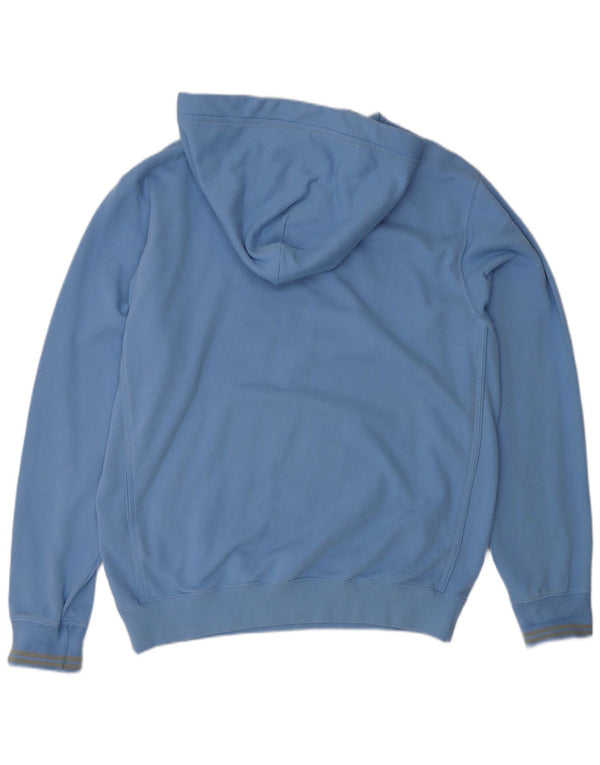 Jumper com capuz gráfico masculino Champion XL azul algodão
