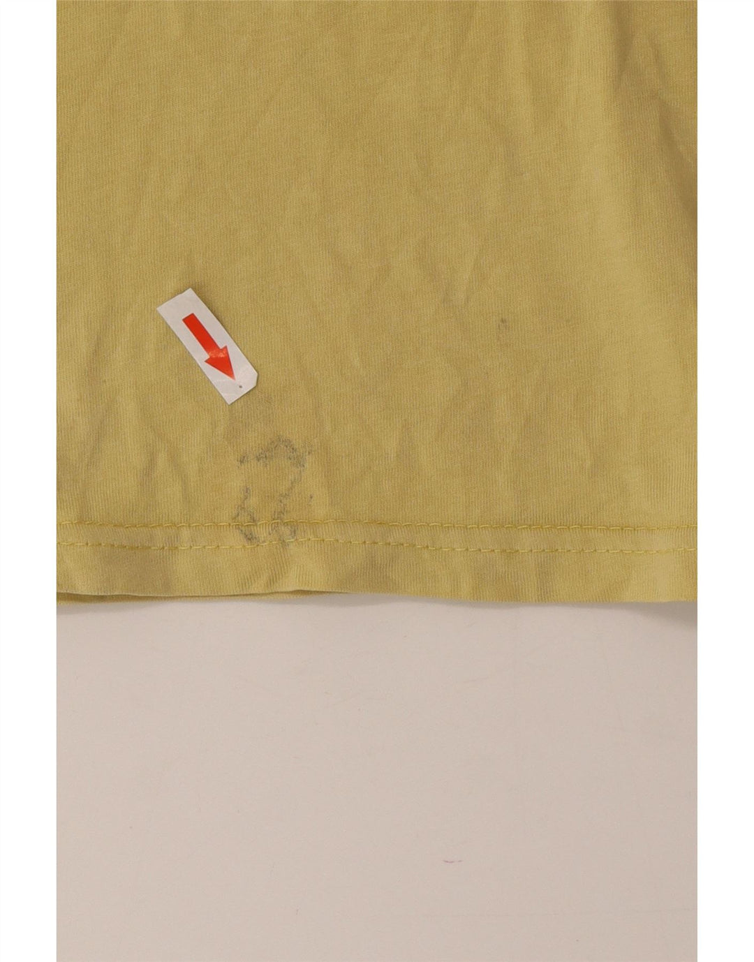 Camiseta masculina gráfica Volcom algodão amarelo médio