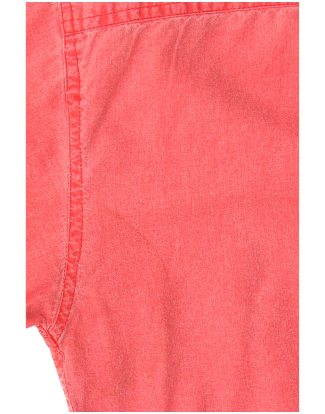 Camisa masculina vintage com ajuste relaxado grande rosa algodão