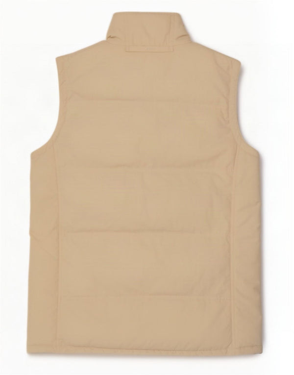 Colete acolchoado feminino Musto UK 12 poliéster branco médio