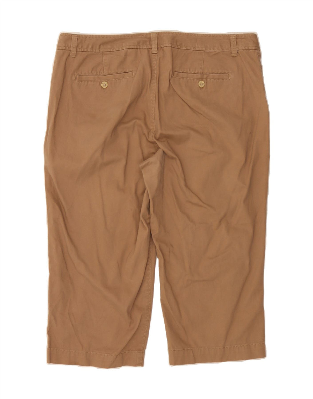 DOCKERS Womens Straight Capri Trousers US 16 2XL W38 L19  Brown Cotton Vintage Dockers and Second-Hand Dockers from Messina Hembry 