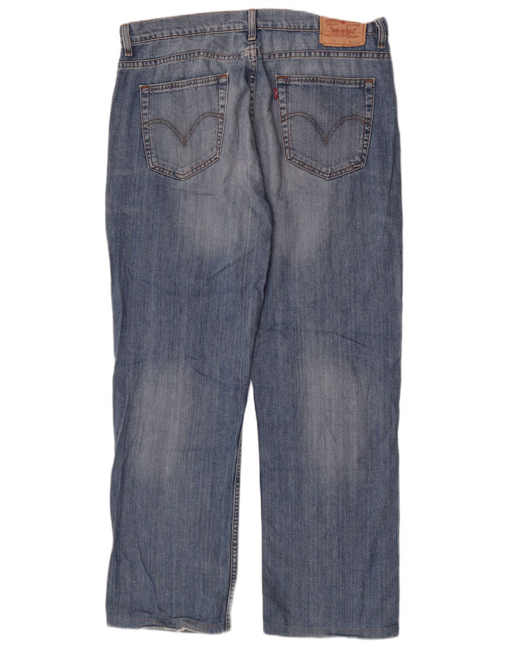 Levi's Masculino 752 Straight Jeans W36 L31 Azul Algodão