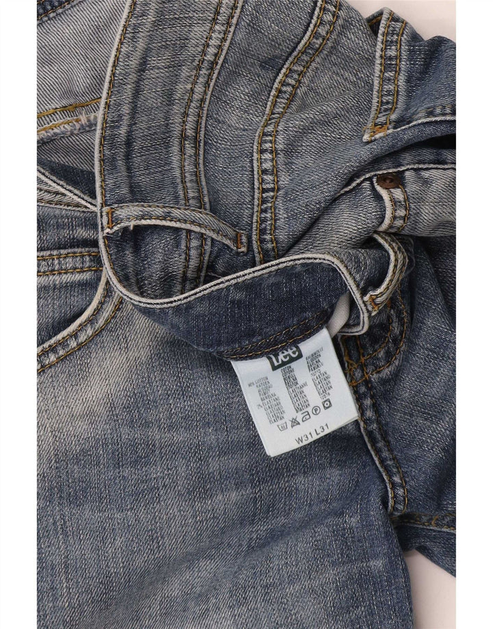 Lee Womens Bootcut Jeans W31 L31 Azul Algodão