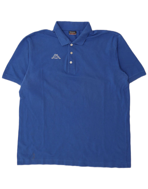 Camisa polo masculina Kappa 3XL algodão azul