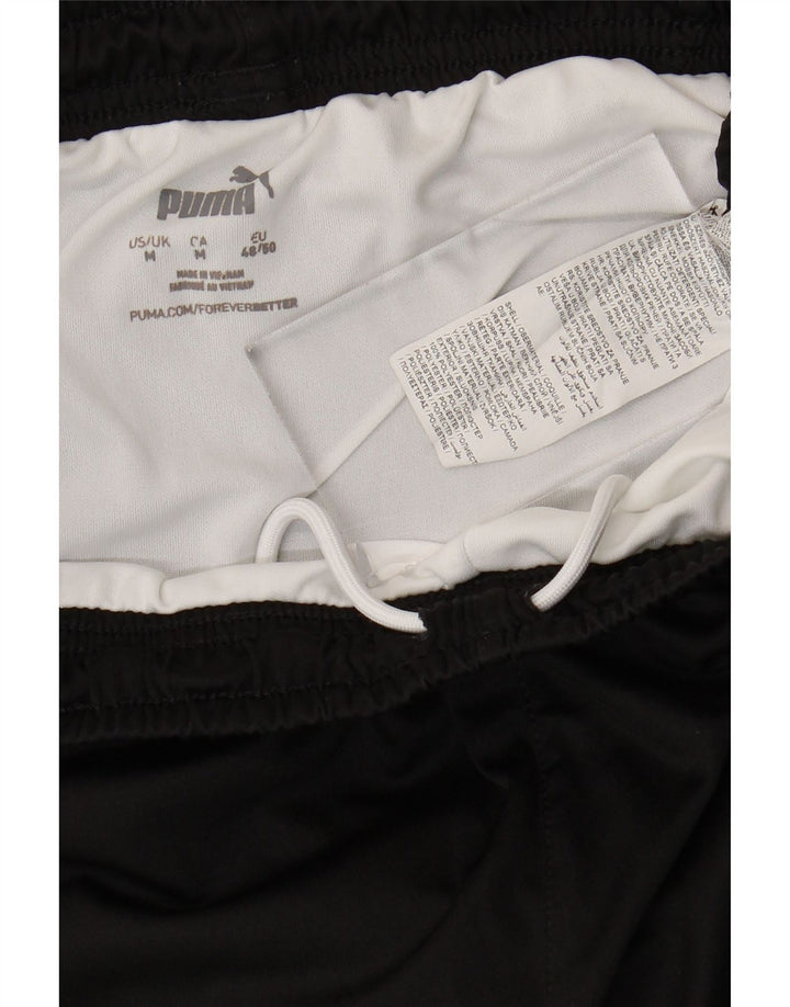 Shorts esportivos masculinos Puma médio preto poliéster