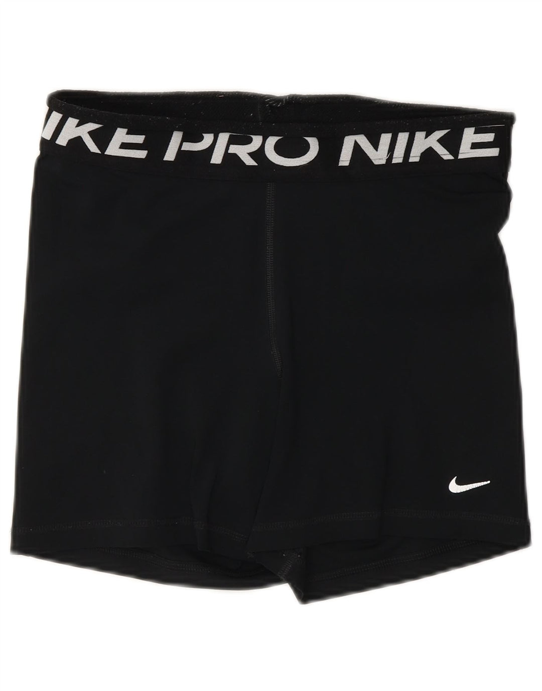 NIKE Womens Dri Fit Graphic Sport Shorts Médio Preto