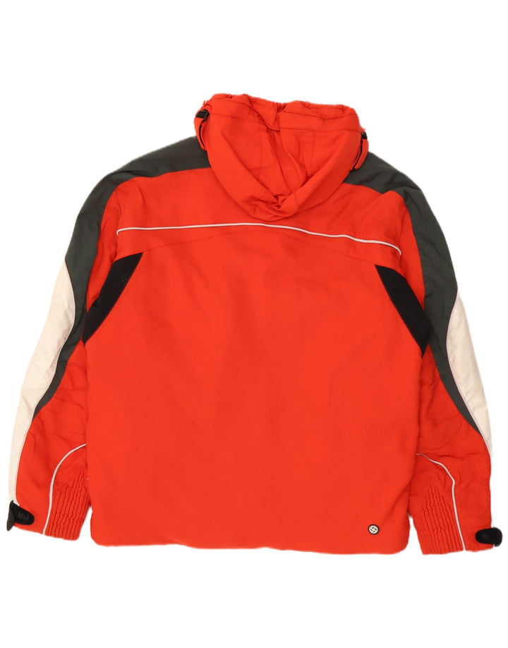 Jaqueta de esqui masculina com capuz Colmar IT 56 XL vermelho Colourblock poliamida