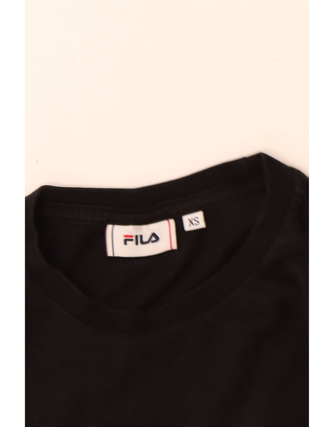 Fila Mens Graphic Top Manga Longa XS Preto Algodão