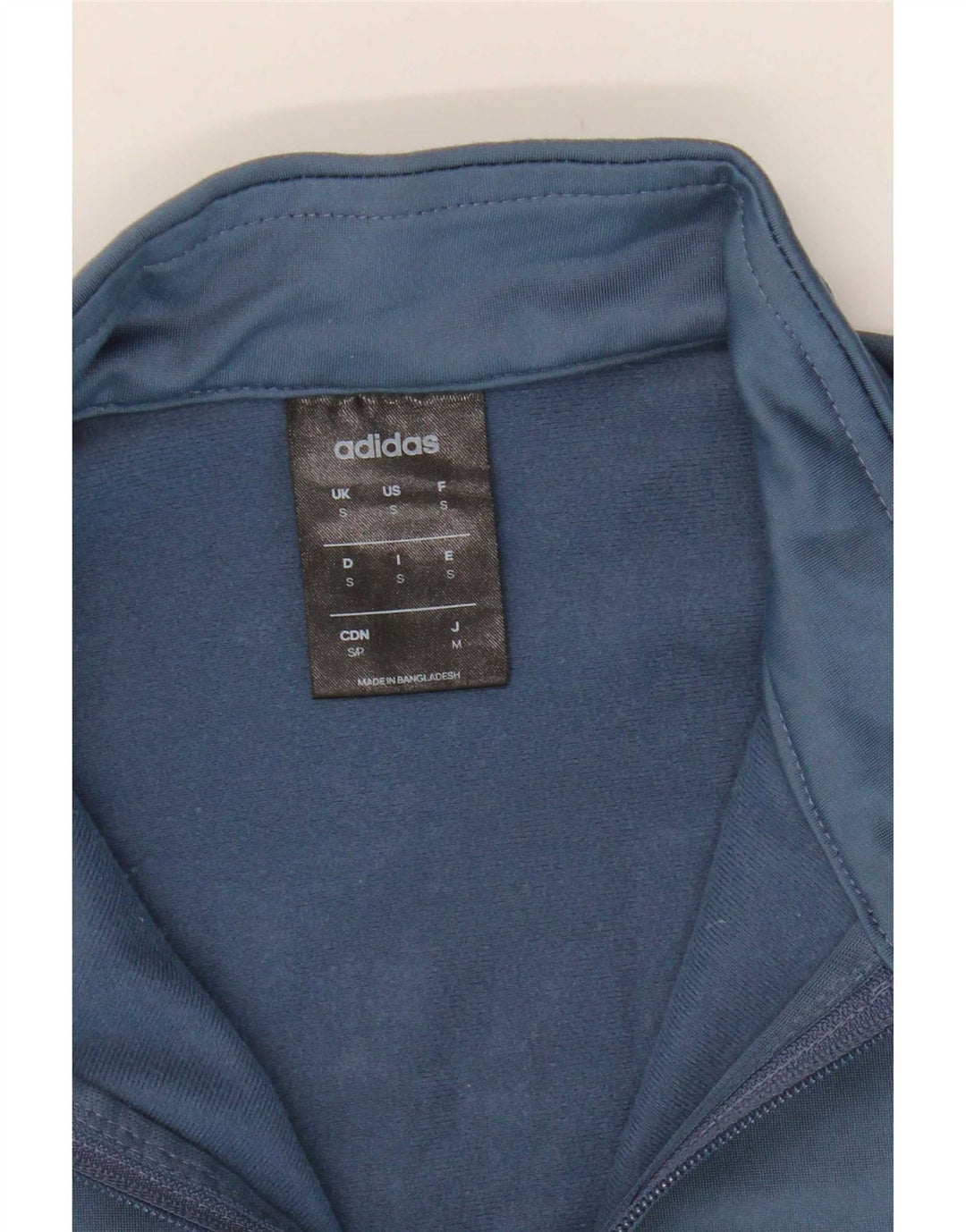 Adidas Mens Graphic Tracksuit Top Jacket Pequeno Azul Colorblock Poliéster