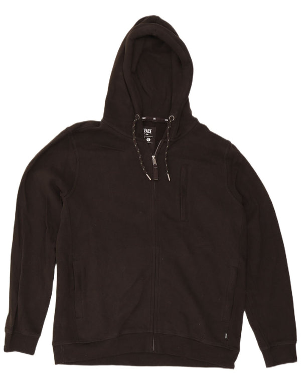 Suéter masculino com capuz e zíper de ajuste regular Fat Face XL algodão preto