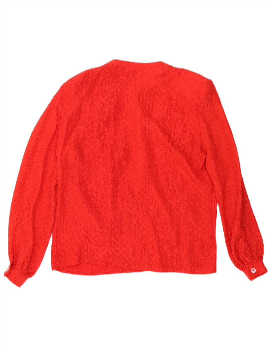 Blusa feminina de manga comprida Valentino IT 44 seda vermelha média