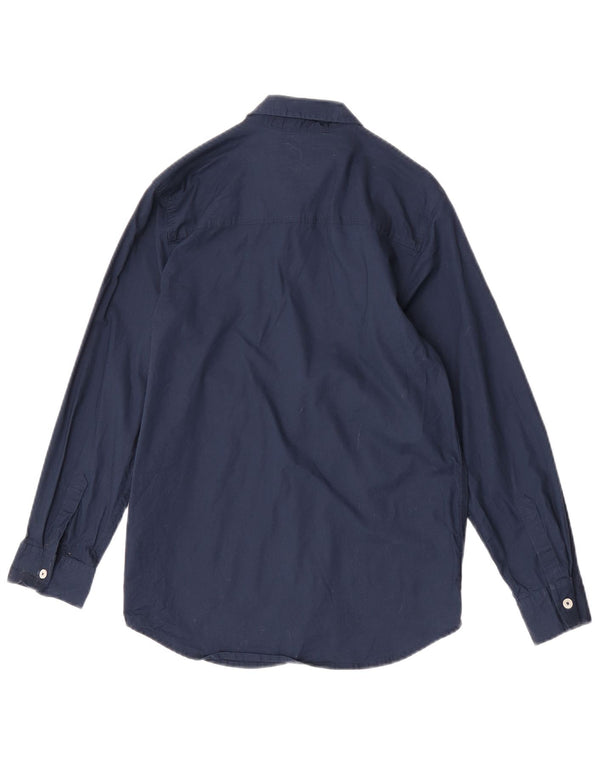Camisa Levi's Menino 10-11 Anos Média Azul Marinho Algodão