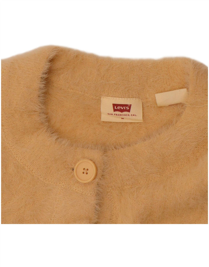 Suéter cardigã feminino LEVI'S UK 14 poliamida bege médio