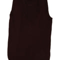 Colete feminino Zara UK 10 pequeno viscose marrom