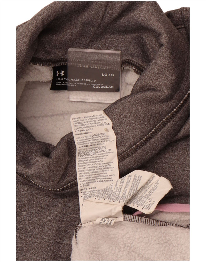 UNDER ARMOUR Suéter gráfico feminino Cold Gear UK 16 grande cinza