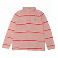 Crew Clothing moletom feminino jumper UK 12 listrado rosa médio