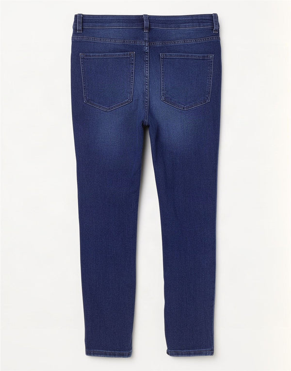 Marks & Spencer Feminino The Ivy Skinny Jeans Reino Unido 12 Médio W30 L25 Azul Marinho