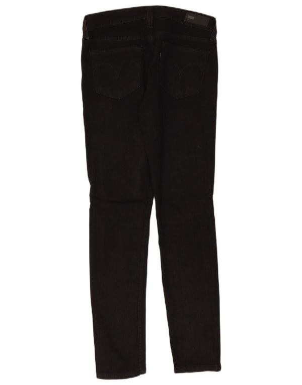 Jeans skinny feminino Levi's Demi Curve cintura baixa US 9 médio W29 L31 preto