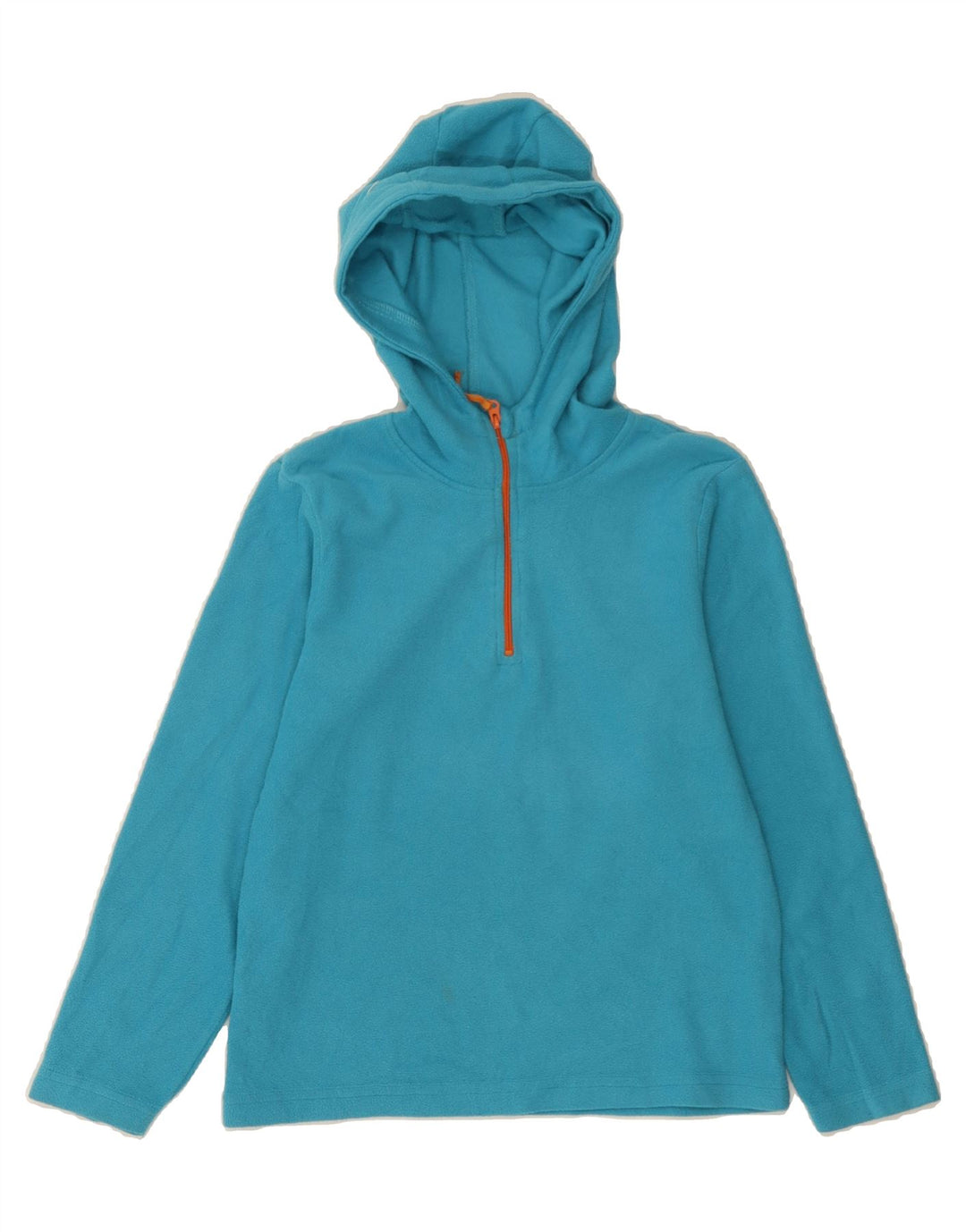 MOUNTAIN WAREHOUSE Boys Zip Neck Hooded Fleece Jumper 9-10 Years  Blue Vintage Mountain Warehouse and Second-Hand Mountain Warehouse from Messina Hembry 