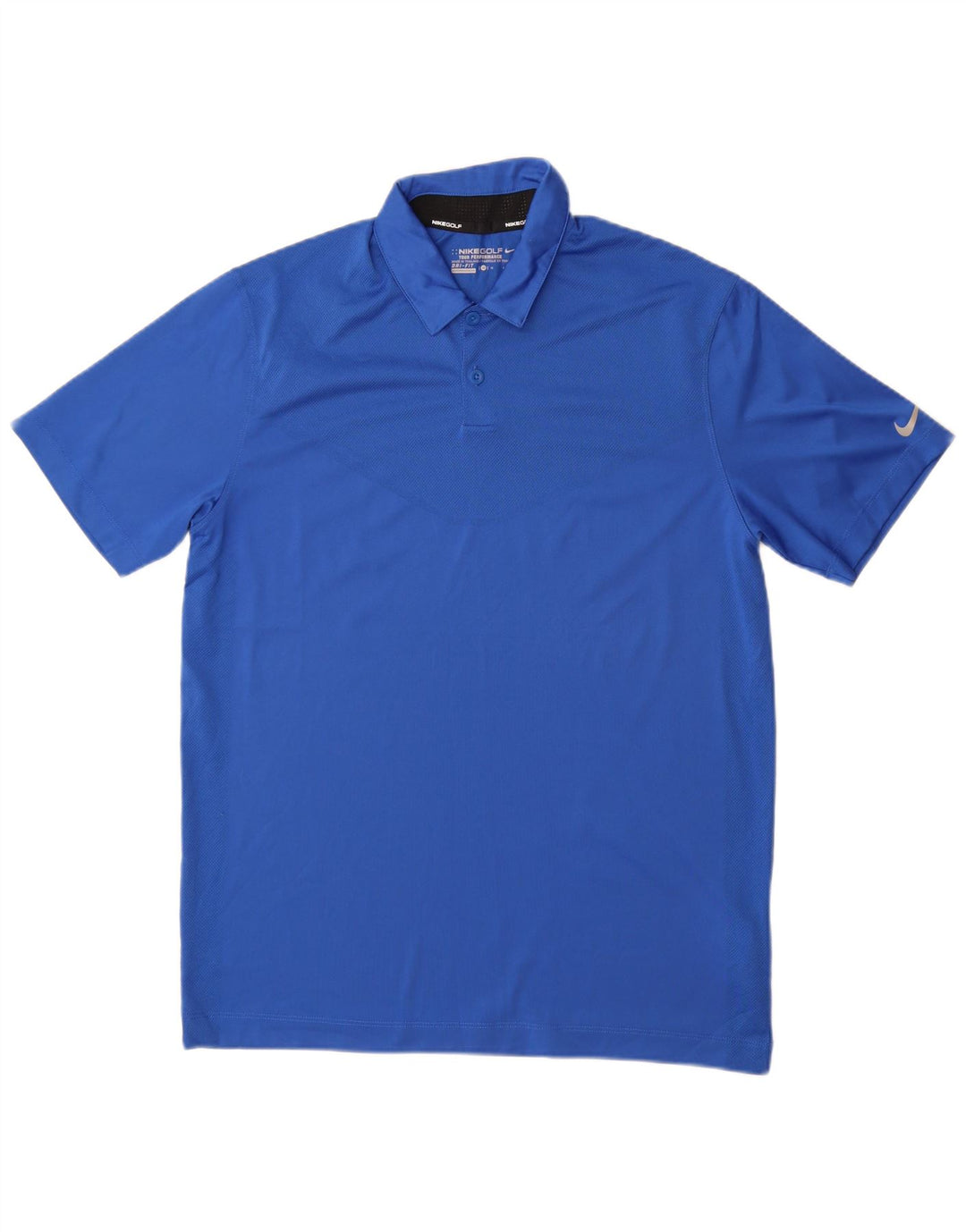 Camisa polo masculina Nike Dri Fit poliéster azul médio