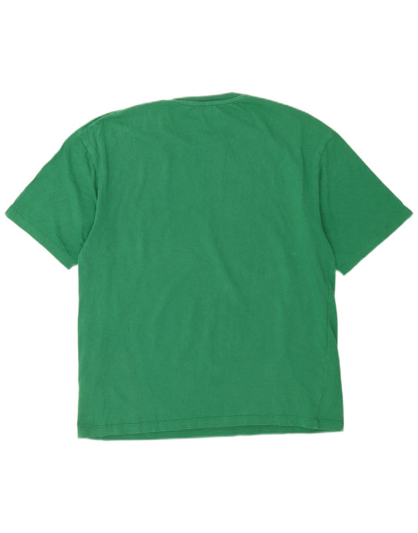 Camiseta gráfica masculina Jack & Jones Top pequeno algodão verde