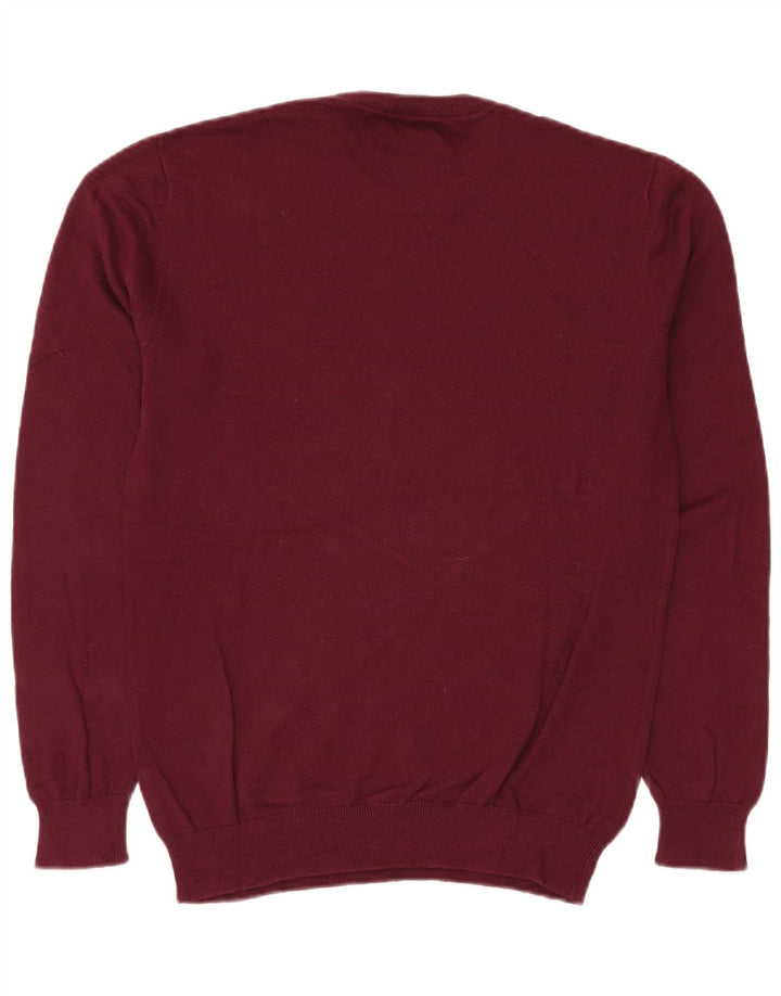 Suéter masculino Jack Wills com gola redonda e algodão marrom pequeno