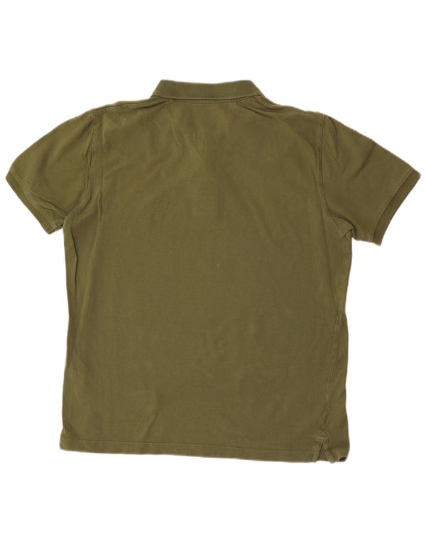 Camisa polo masculina Dack's grande algodão cáqui