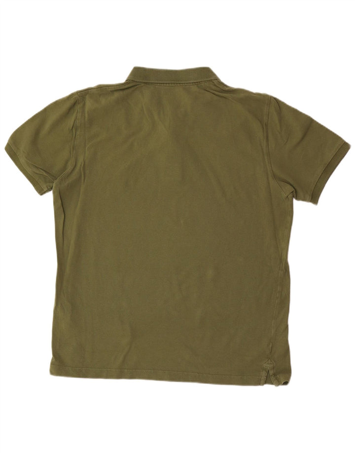 Camisa polo masculina Dack's grande algodão cáqui