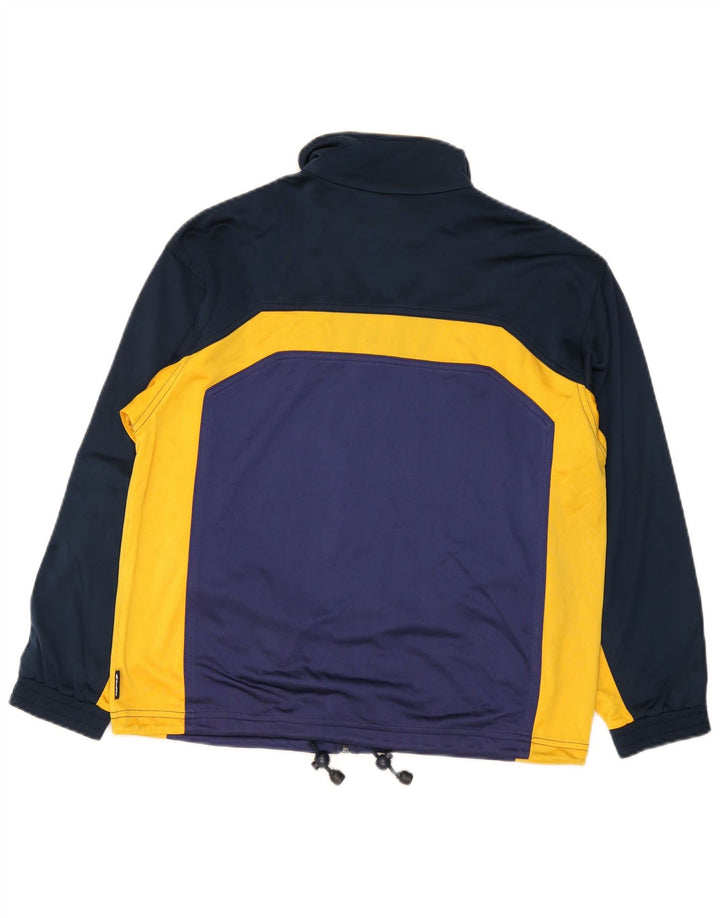 Lotto Womens Tracksuit Top Jacket UK 22 3XL Azul marinho Colourblock Poliéster