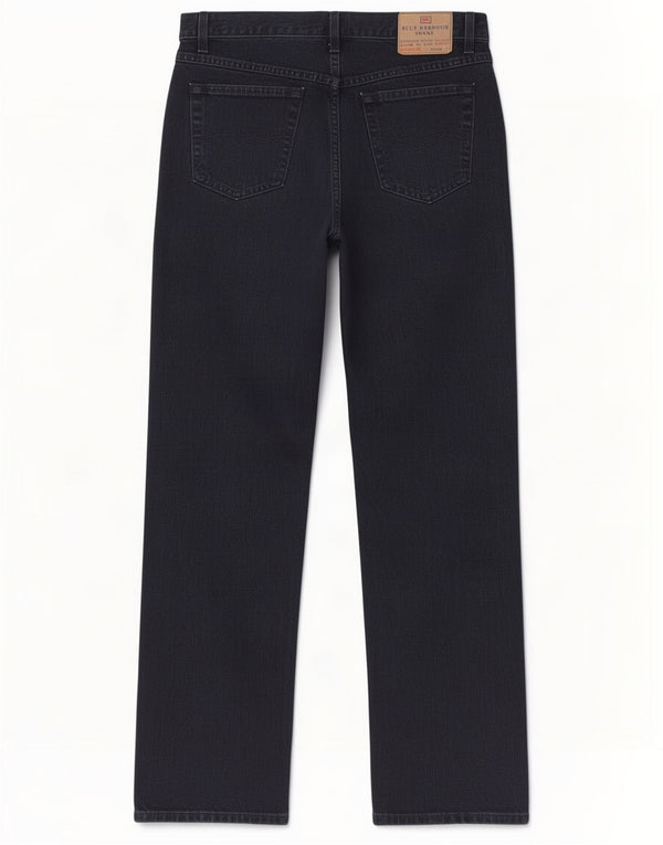 Calça jeans masculina Marks & Spencer Blue Harbor Straight W34 L31 algodão marinho