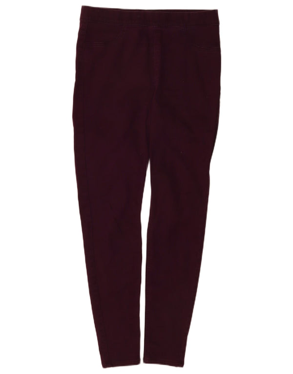 Calça jeans feminina Marks & Spencer UK 12 médio W30 L28 algodão roxo