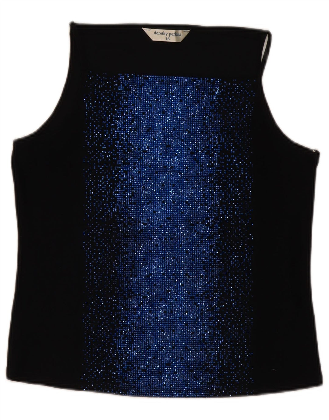 Dorothy Perkins Cami Top Feminino Reino Unido 16 Grande Poliéster Preto
