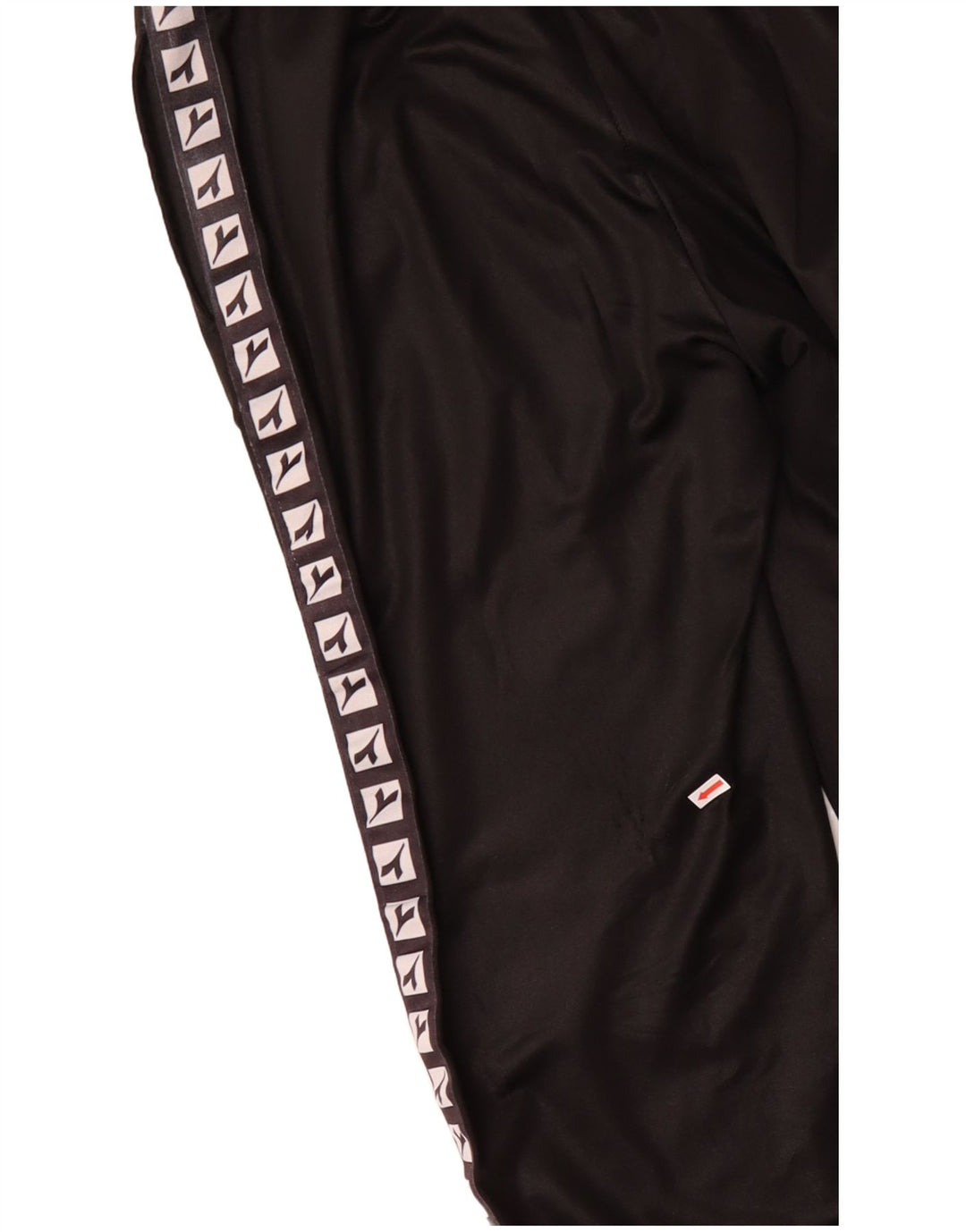 DIADORA feminino oversized gráfico completo agasalho Reino Unido 10 pequeno preto