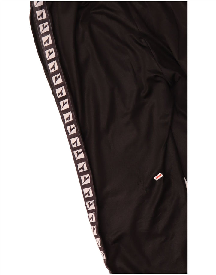 DIADORA feminino oversized gráfico completo agasalho Reino Unido 10 pequeno preto