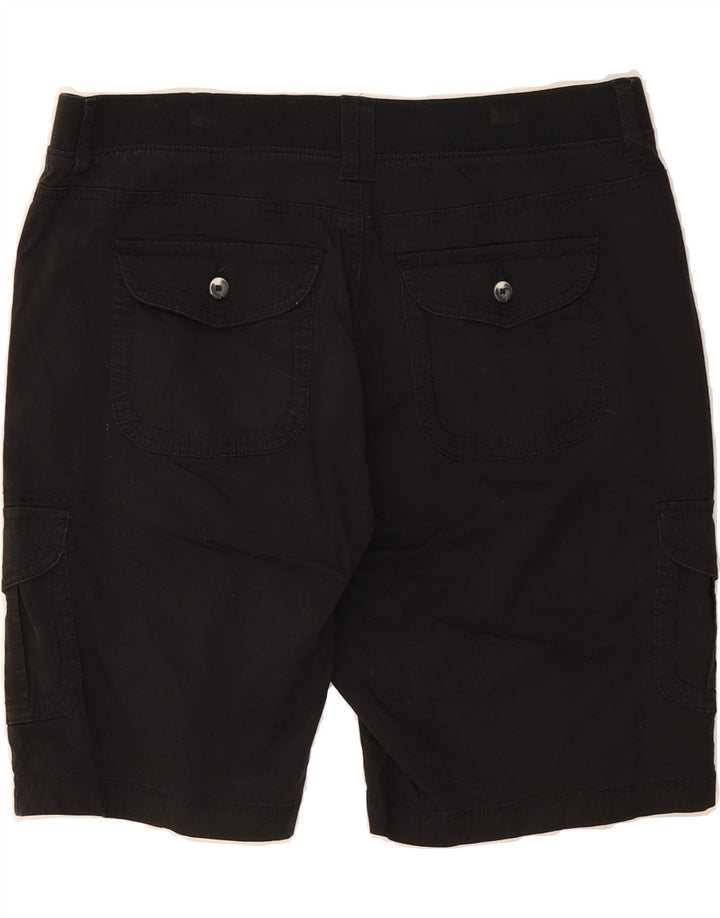 LEE Womens Relaxed Fit Cargo Shorts US 16 2XL W36  Black Cotton Vintage Lee and Second-Hand Lee from Messina Hembry 
