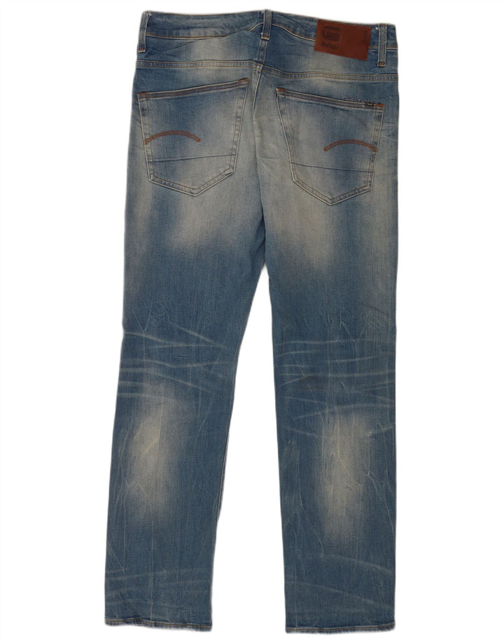 Calça jeans reta masculina G-Star 3301 W33 L32 algodão azul