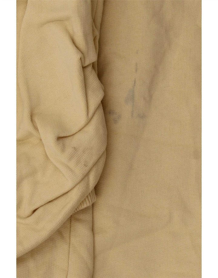 Zara moletom feminino jumper UK 14 algodão amarelo médio