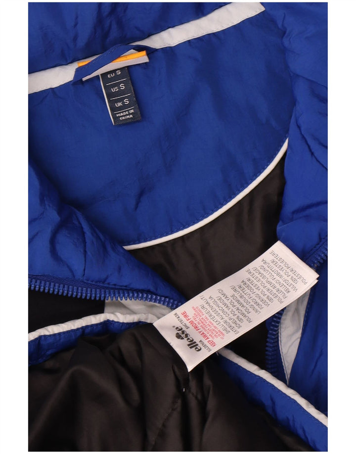 Jaqueta corta-vento masculina Ellesse UK 36 poliamida colorblock azul pequena