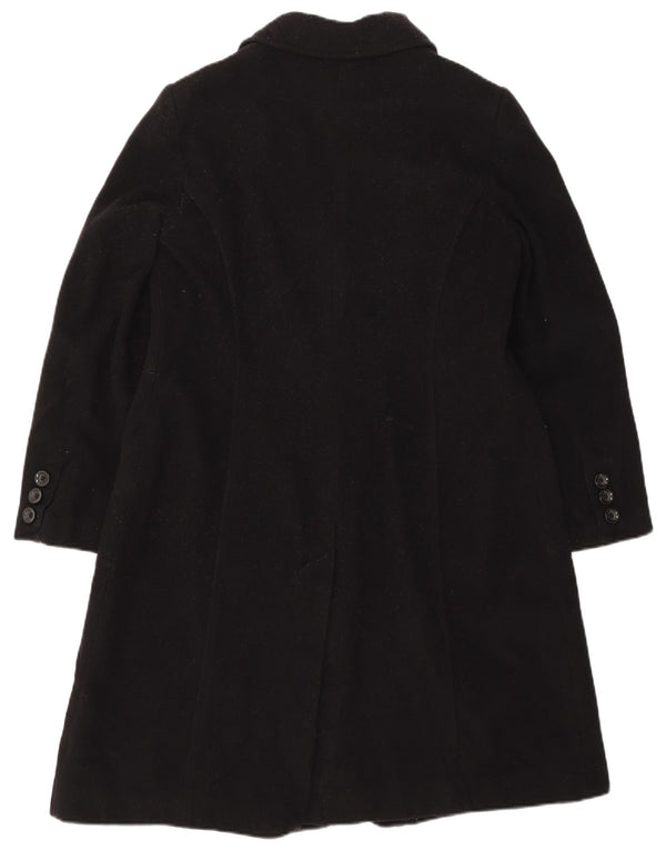 Sobretudo feminino Marks & Spencer UK 16 grande lã preta