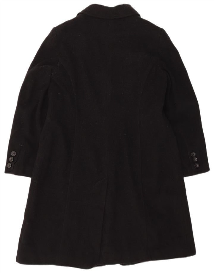 Sobretudo feminino Marks & Spencer UK 16 grande lã preta