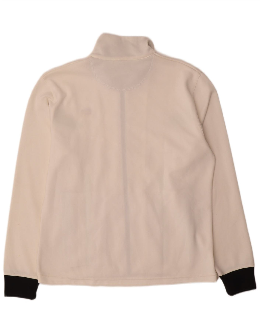 Asics Womens Tracksuit Top Jacket UK 20 2XL Branco Colourblock Nylon