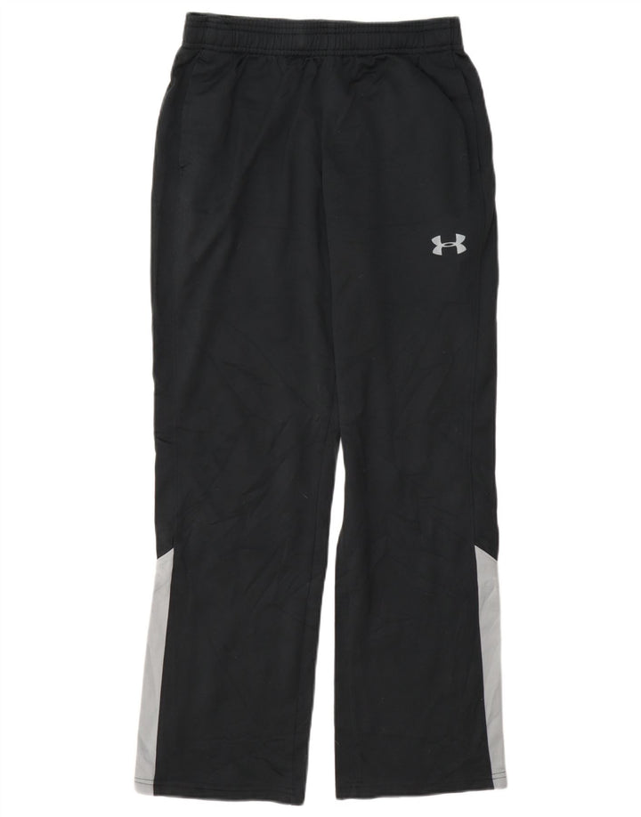 Calça de treino Under Armour Boys 11-12 anos grande bloco cinza