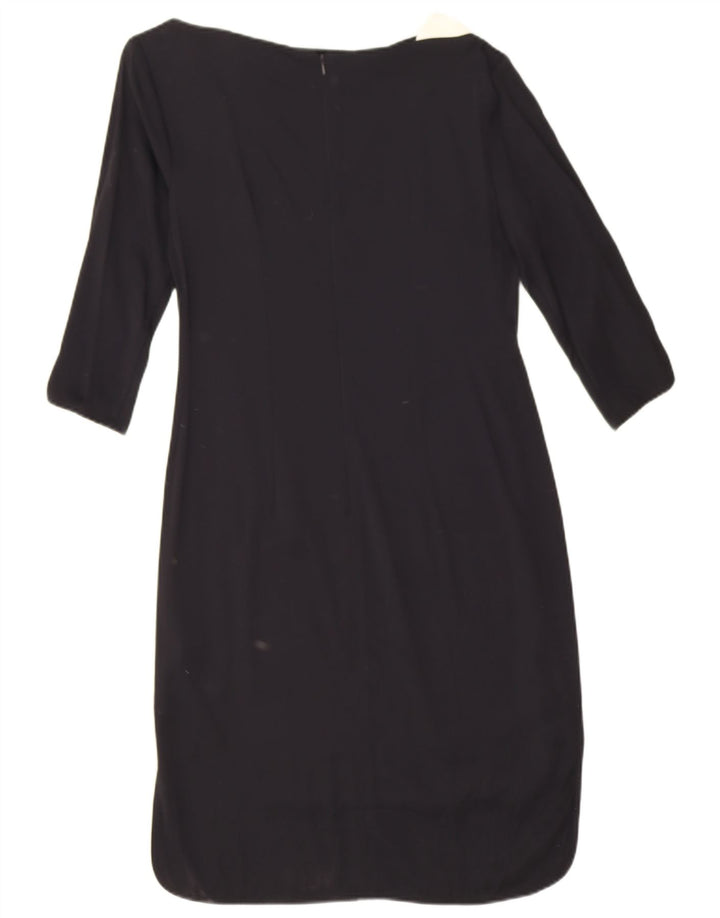 Vestido bainha feminino French Connection UK 12 bloco colorido preto médio