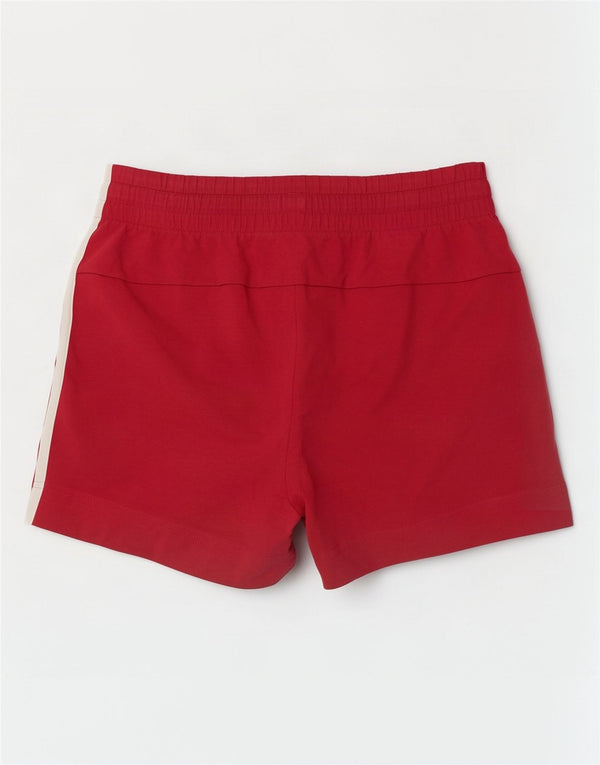 Shorts esportivos femininos Adidas UK 12/14 médio rosa algodão
